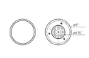 Rayhil INOVA 9" 15W Stem Mount Selectable CCT