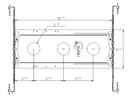 RAYHIL New Construction Plate for RAD15 Recessed Downlight
