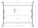 RAYHIL New Construction Plate for Sonic Multi Head Downlights