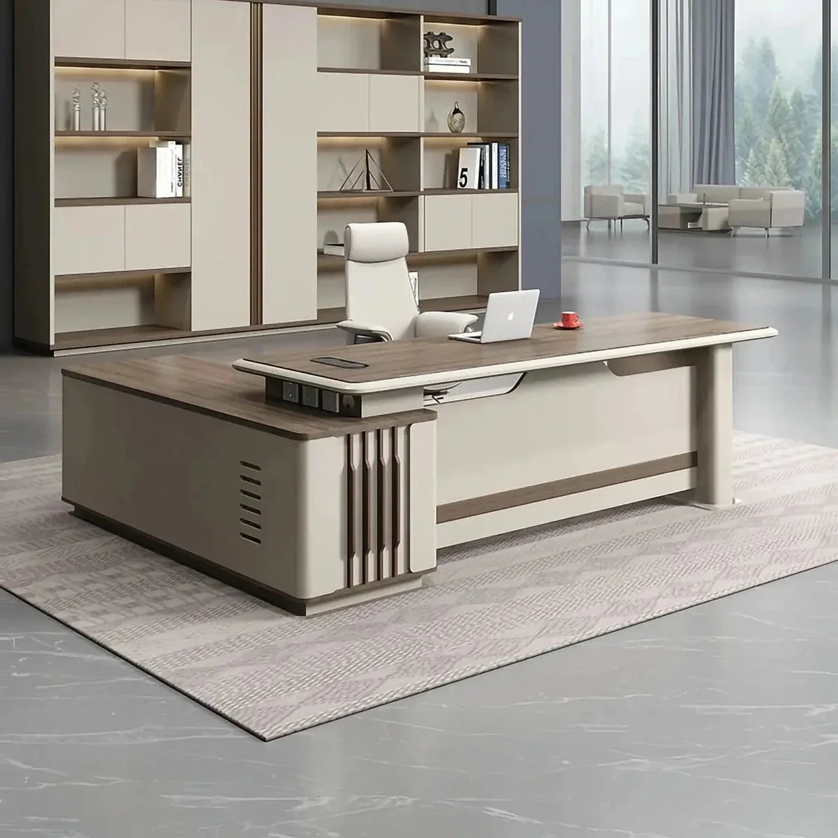 Pembry · Modern L-Shaped Executive Desk, photo 2 of 7