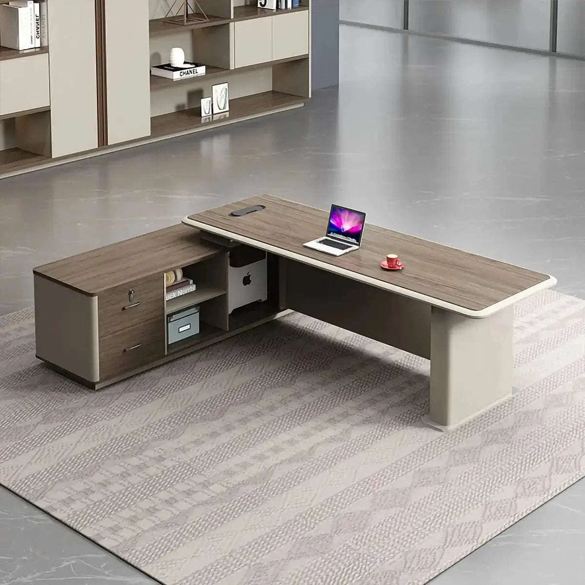 Pembry · Modern L-Shaped Executive Desk, photo 3 of 7