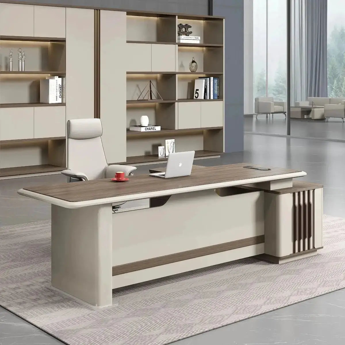 Pembry · Modern L-Shaped Executive Desk, photo 4 of 7
