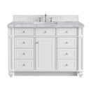 James Martin Bristol 48" Single Bathroom Vanity, Bright White