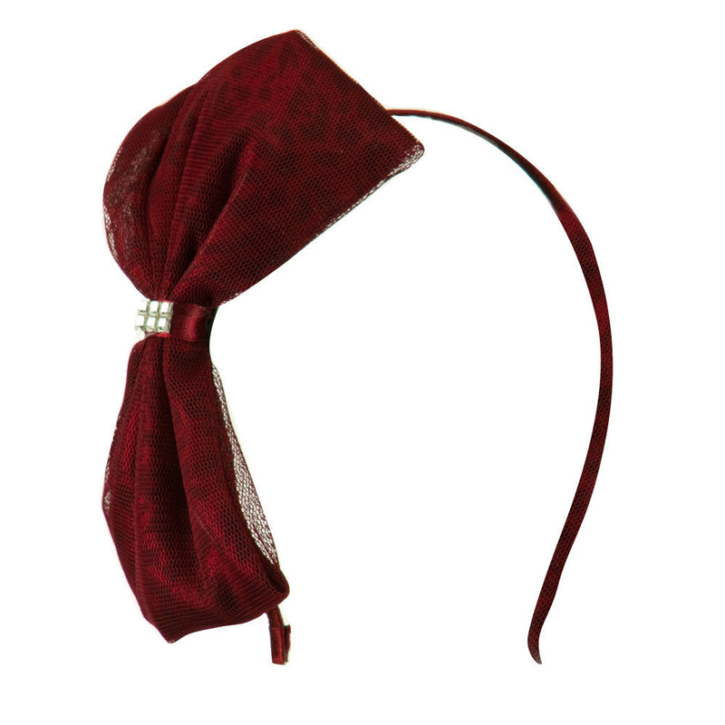 Big Ribbon Leopard Print Headband