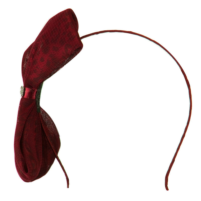 Big Ribbon Leopard Print Headband