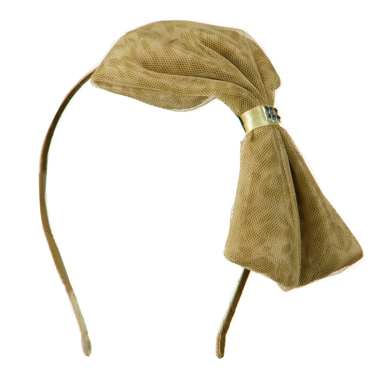 Big Ribbon Leopard Print Headband