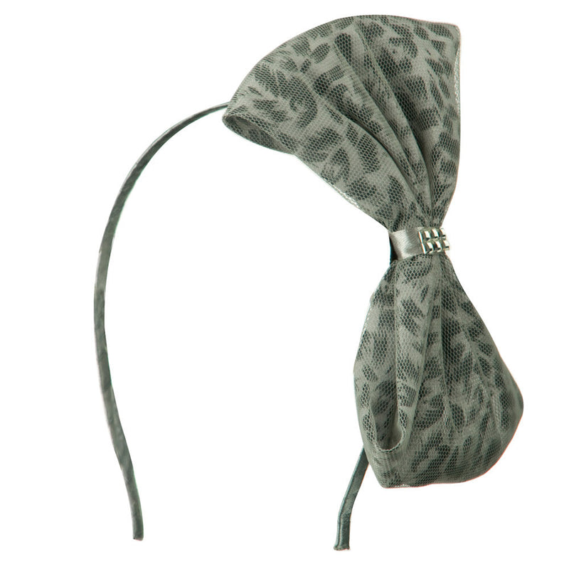 Big Ribbon Leopard Print Headband