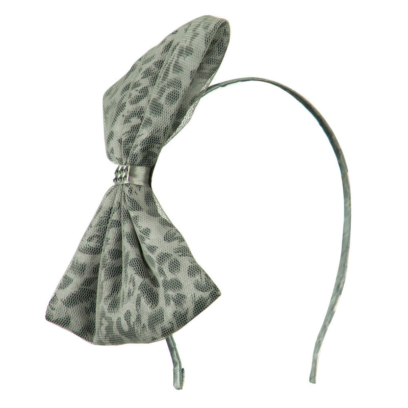 Big Ribbon Leopard Print Headband