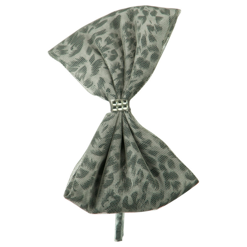 Big Ribbon Leopard Print Headband