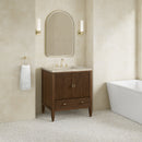 James Martin Myrrin 30" Single Bathroom Vanity, Mid-Century Walnut