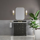 James Martin Brookfield 36" Single Bathroom Vanity, Black Onyx