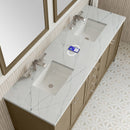 James Martin Chicago 72" Double Bathroom Vanity, Walnut Whisper