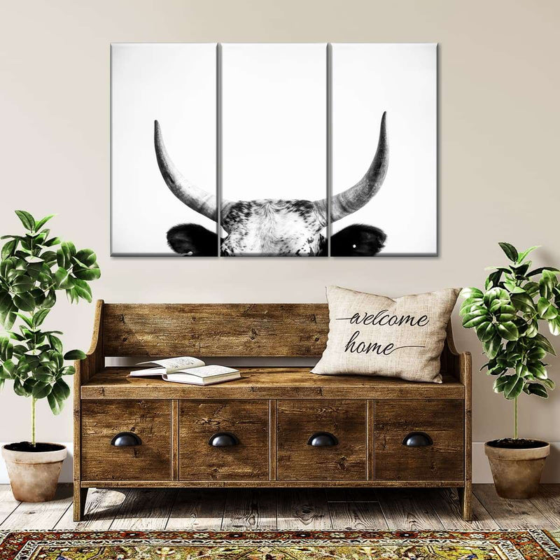 Cow Horns Wall Art