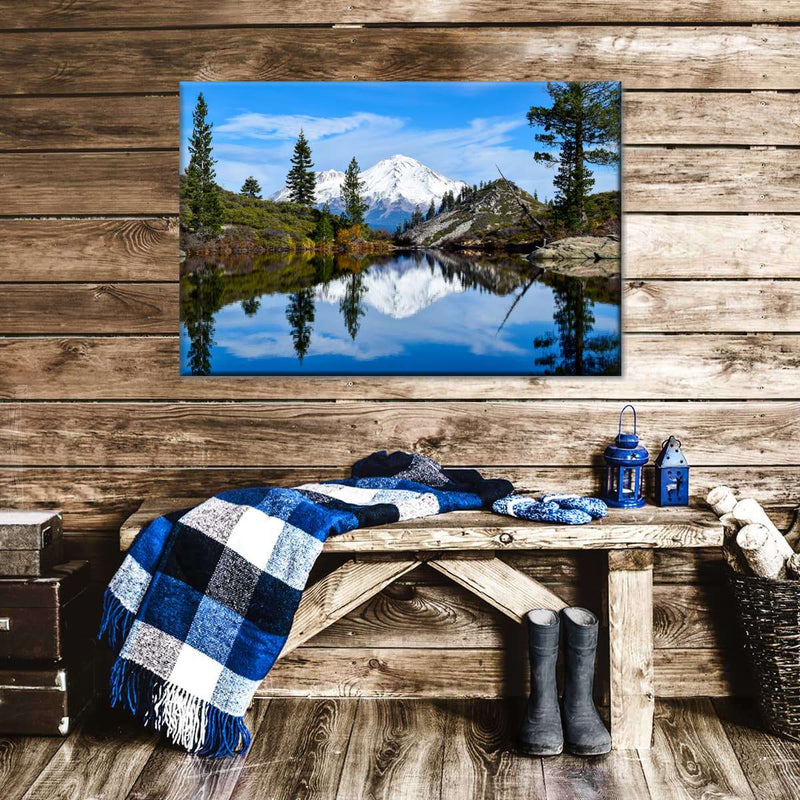 Mount Shasta Heart Lake Wall Art