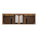 James Martin Lorelai 72" Double Bathroom Vanity, Mid-Century Walnut