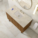 James Martin Laurent 48" Dual Mount Single Bathroom Vanity, Honey Oak