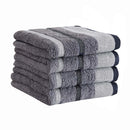 Decorative Cotton Stripe Bath Towel Set - Noelle Collection by Great Bay Home