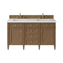 James Martin Brittany 60" Double Bathroom Vanity, Pecan