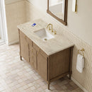 James Martin Kinnsden 48" Single Bathroom Vanity, Weathered Oak