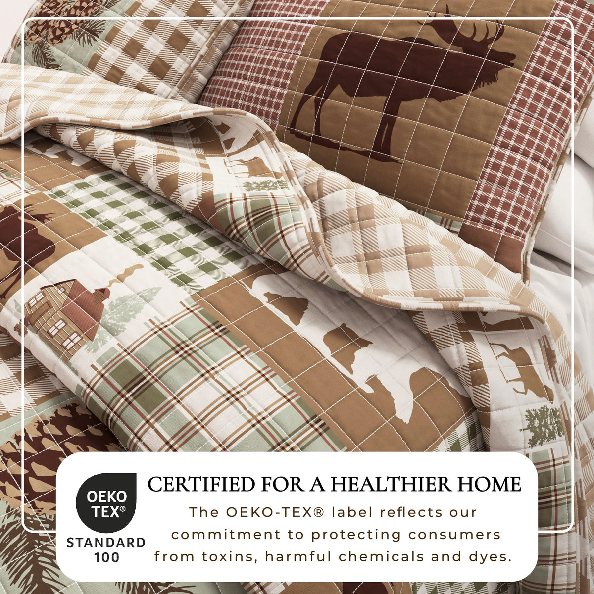 Rustic Landscape Quilt Set - Matthew Collection, photo 2 of 24