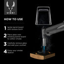 Barrel Board Smoking Kit by Viski