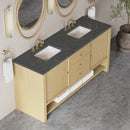 James Martin Marigot 72" Double Bathroom Vanity, Sunwashed Oak