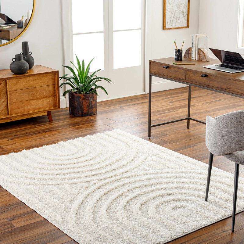 Arnel Cream Area Rug