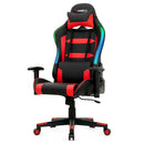 Adjustable Swivel Gaming Chair with LED Lights and Remote by LJGDeals