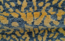 Ready to ship 3x5 Modern leopard print Charcoal And Gold Wool Rug by The Rug Decor