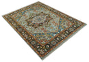 Ready to Ship 8x10, 9x12, 10x14 Traditional Antique Style Hand Knotted Area Rug by The Rug Decor