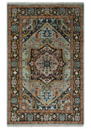 Ready to Ship 8x10, 9x12, 10x14 Traditional Antique Style Hand Knotted Area Rug by The Rug Decor