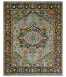 Ready to Ship 8x10, 9x12, 10x14 Traditional Antique Style Hand Knotted Area Rug by The Rug Decor