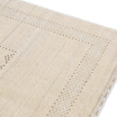 Beige Gabbeh Design Hand Loomed Wool Area Rug