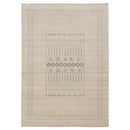 Beige Gabbeh Design Hand Loomed Wool Area Rug