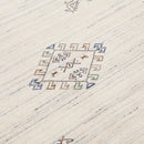 Beige Wool Area Rug - Hand Loomed Tribal Center Medallion Medium by The Rug Decor