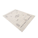 Beige Tribal Center Medallion Hand Loomed Wool Rug