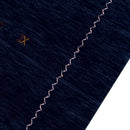 Blue And White Modern Wool Area Rug - Hand Loomed Contemporary by The Rug Decor