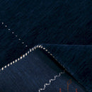Blue Wool Area Rug - Traditional Hand Loomed Tribal Border Design by The Rug Decor
