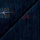 Blue Tribal Medallion Hand Loomed Wool Area Rug - Red and Yellow Geometric Patterns by The Rug Decor