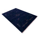 Blue Tribal Center Medallion Hand Loomed Wool Area Rug