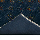 Blue Tribal Design Hand Loomed Wool Area Rug