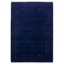 Contemporary Gabbeh Border Design Hand Loomed Wool Area Rug