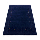 Contemporary Gabbeh Border Design Hand Loomed Wool Area Rug
