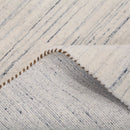 Ivory Contemporary Hand-Loomed Wool Area Rug - Dimensional Pile by The Rug Decor