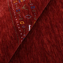 Red Hand-Loomed Contemporary Wool Area Rug - Artisanal Design by The Rug Decor