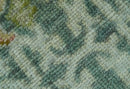Ready to Ship Green And Gray 3x5 Traditional Hand Knotted Wool Rug by The Rug Decor