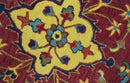 Ready to Ship Red And Blue Traditional Design Hand Tufted 8x10 Wool Rug by The Rug Decor