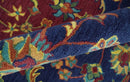 Ready to Ship Red And Blue Traditional Design Hand Tufted 8x10 Wool Rug by The Rug Decor