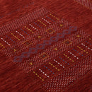 Red Center Pattern Hand Loomed Premium Wool Area Rug - Traditional Timeless Style by The Rug Decor
