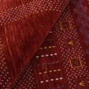 Red Center Pattern Hand Loomed Wool Area Rug